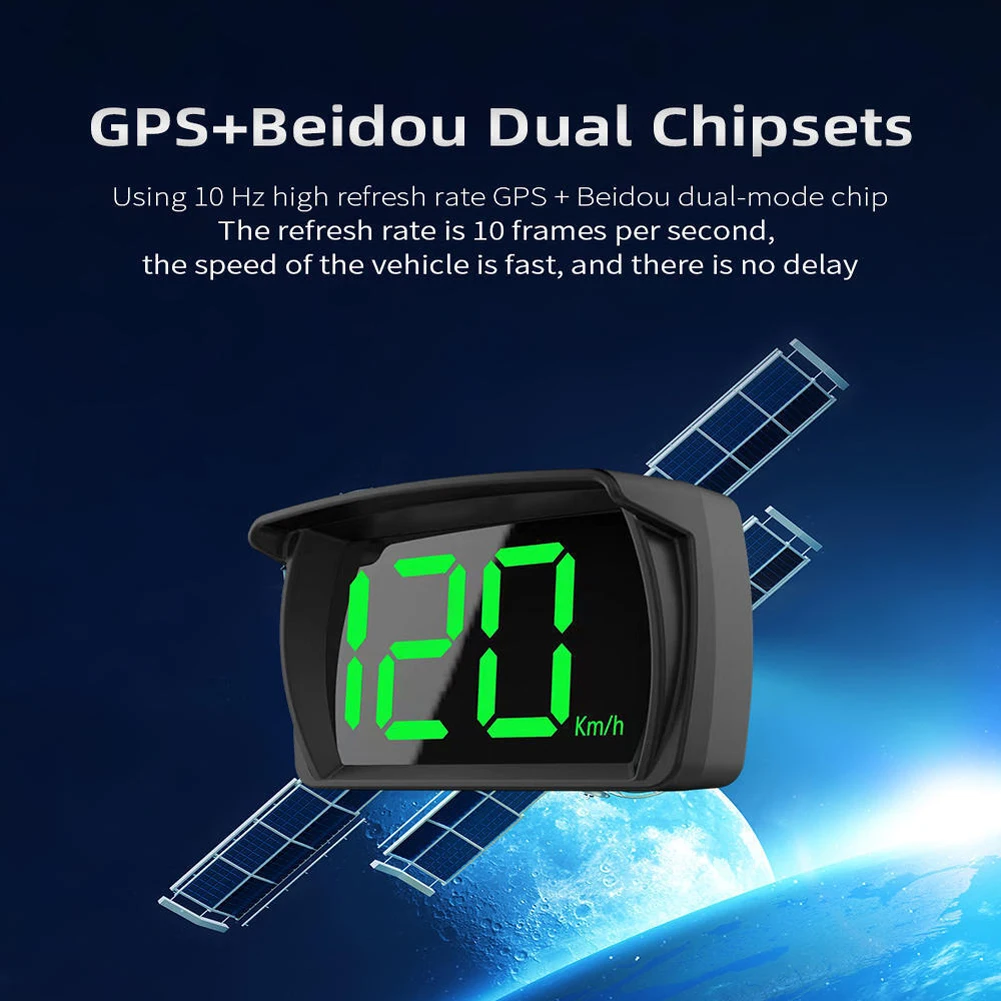 Speed Meter Speed Gauges Universal Digital GPS Speedometer HD LCD Display Smart Digital Speed Meter for All Cars