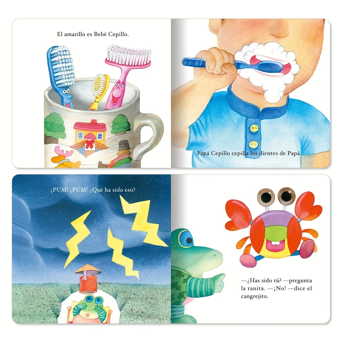Set of 10 Spanish Children's Storybooks - Early Learning & Enlightenment Readers