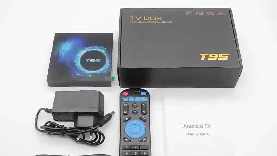 T95 plus smart tv box android 12.0 allwinner h618 smart tv caixa 4gb