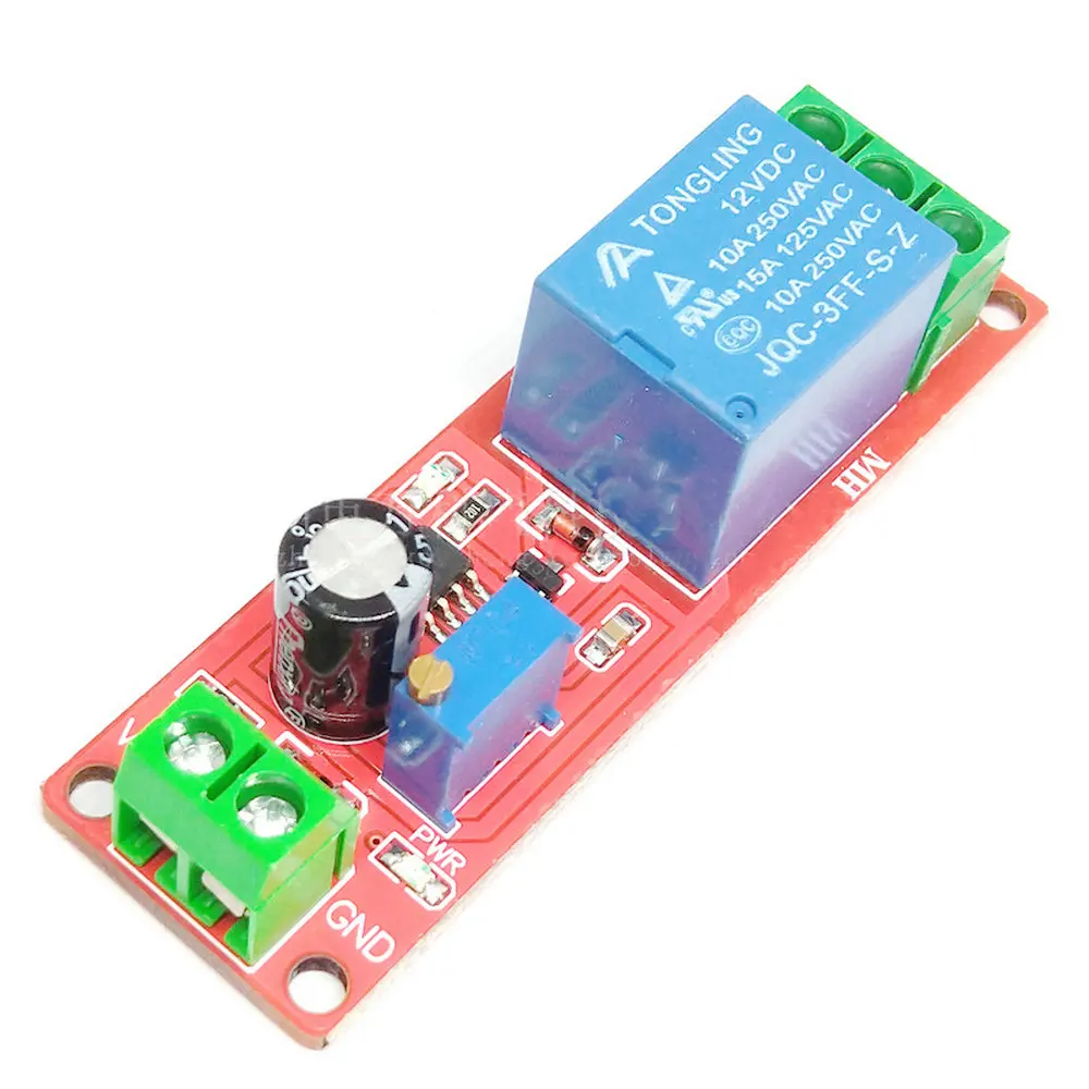Description Picture 4 of itemDC 5V 12V Time Delay Relay NE555 Time Relay Shield Timing Relay Timer Control Switch Car Relays Pulse Generation Duty Cycle