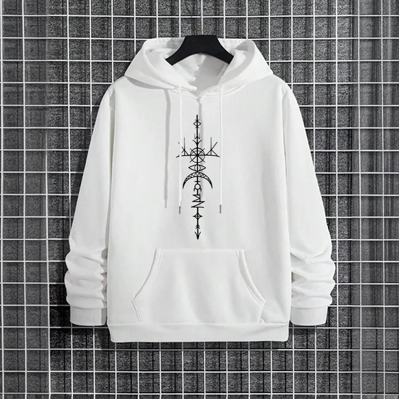 Mens Streetwear Hoodie Casual Fall Winter