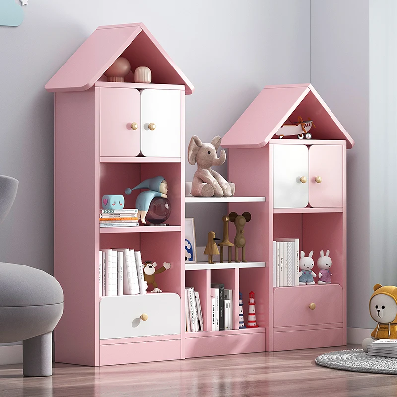 

Bookshelf Floor-to-ceiling Shelving Modern Simple Student Picture Book Shelf Toy Storage Home Bookcase Small House