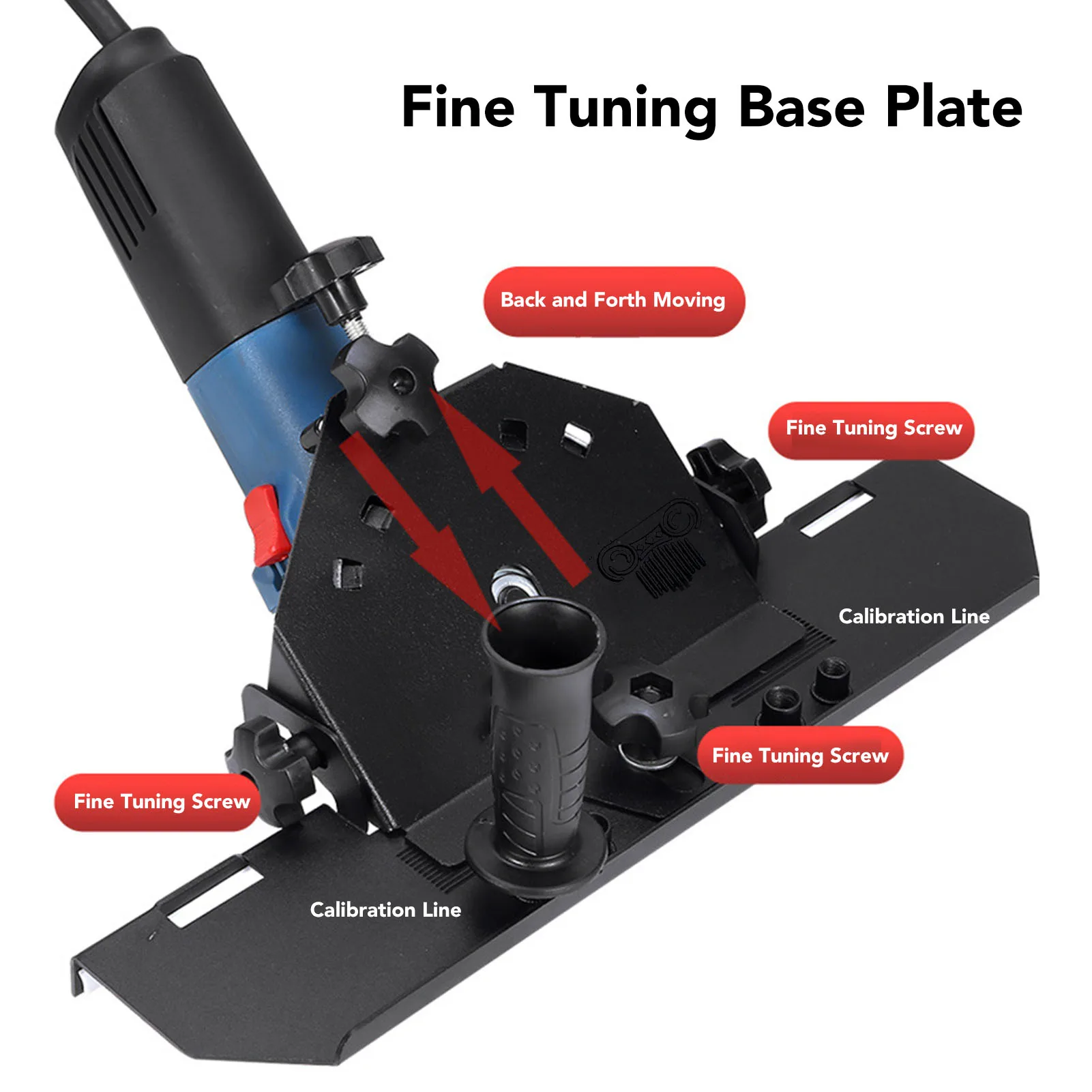 45 Degree Chamfer Bracket for Angle Grinder Cutting Grinding Machine Ceramic Tile Chamfering Tool Black Screw 45,Degree,Chamfer