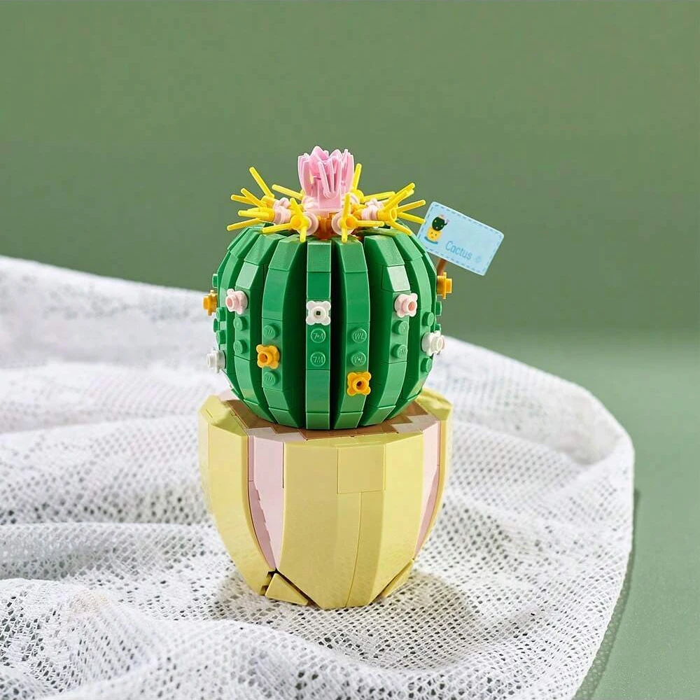 Creative DIY Flower Plant Building Blocks Set For Kids