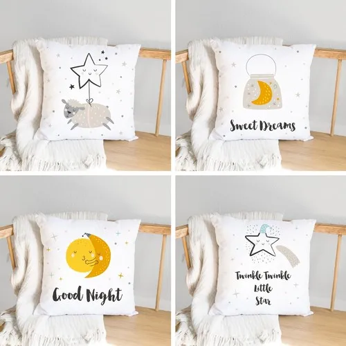 Junior Home Concept Sleepyhead Cute Character 4'Federa Per Decorare Il Set Di Custodie