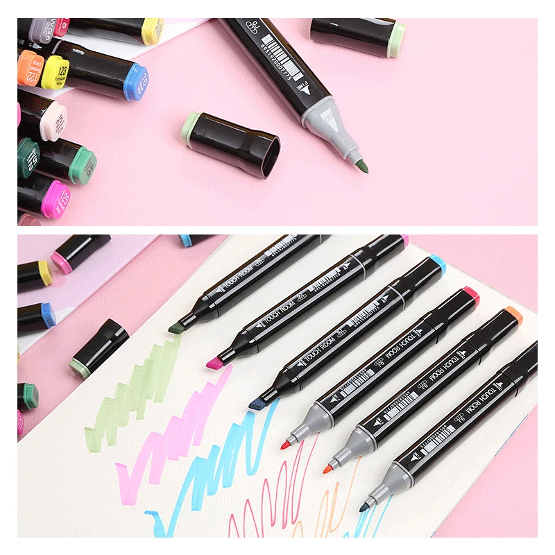 Spanish Double-headed Painted Touch Marker Set 60-color 80-color Student  Hand-painted Pen Graffiti Art Special. - Art Markers - AliExpress