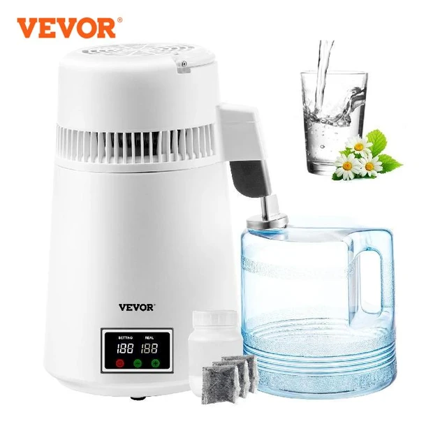 VEVOR 4L Wasserflasche Filter Destilliergerät Luftreiniger Weichspüler  Edelstahl für den Einsatz in medizinischen Heimlaboren, Krankenhäusern,  Büros - AliExpress