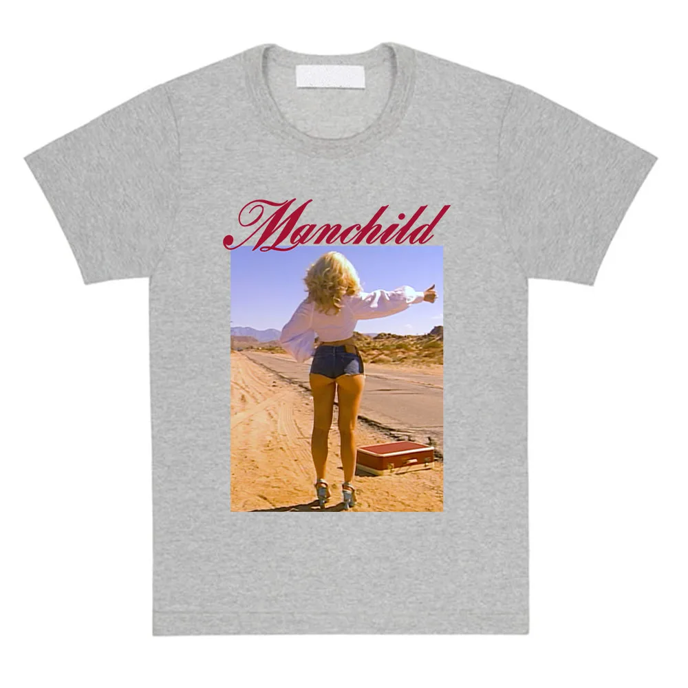 ミュージシャン sabrina carpenter manchild tee Sabrina Carpenter Manchild Rhinestone Tee