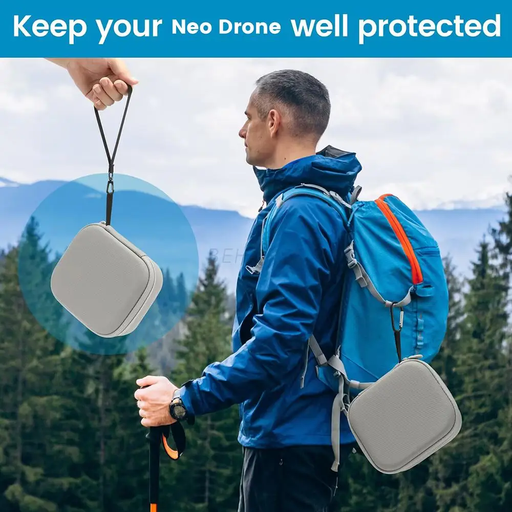 Drone Storage Case Portable Storage Bag For DJI Neo Hard Shell Shockproof Carrying Protective For DJI Neo Drone Accessories