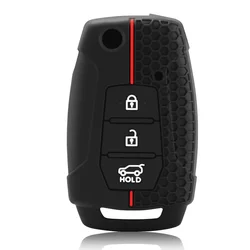 Silicone Folding Car Key Case Cover - Protector Keyless Bag Accessories (Style B)