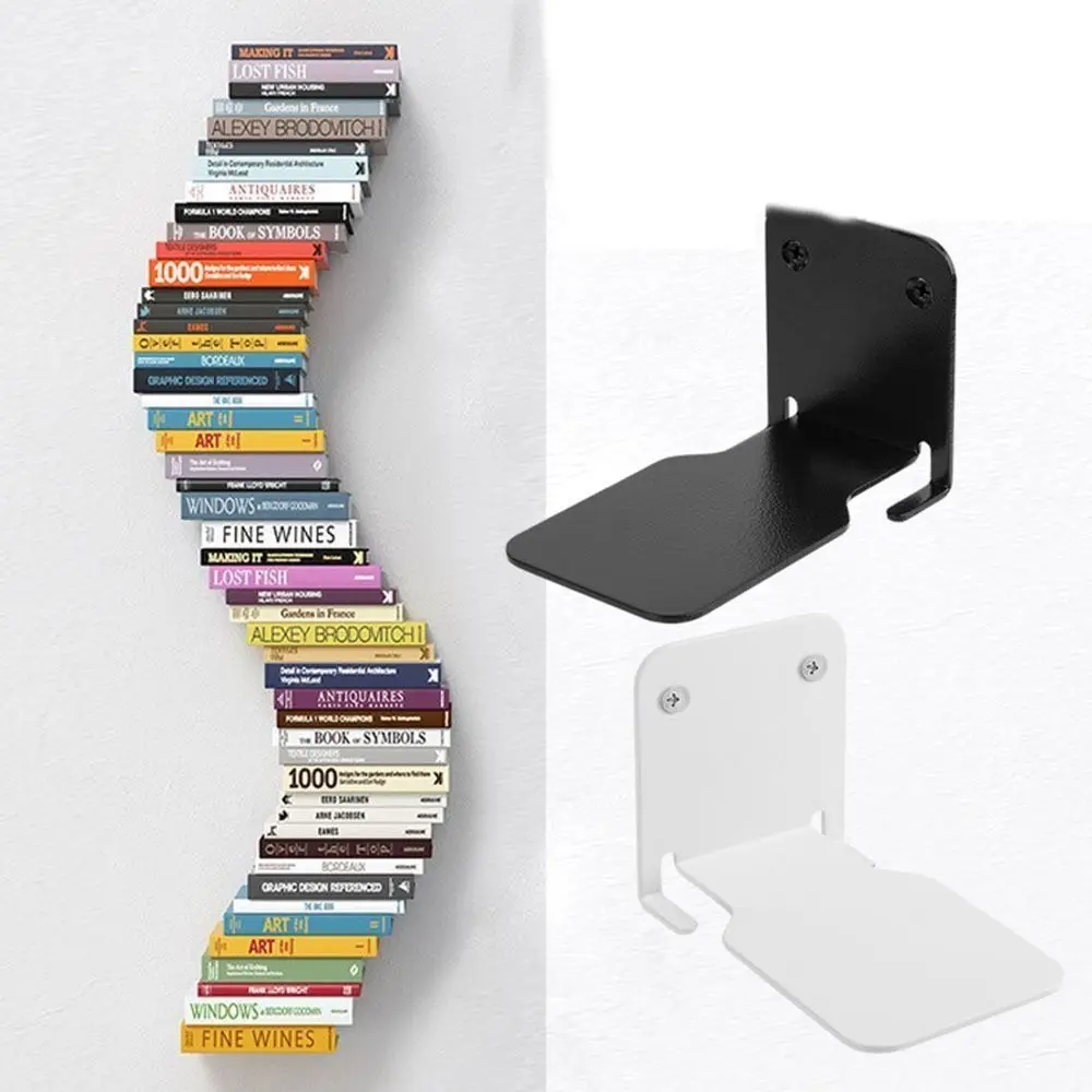 Invisible Floating Bookshelf Wall Mounted Book Shelf Home Decoration Book Organizer book display stand