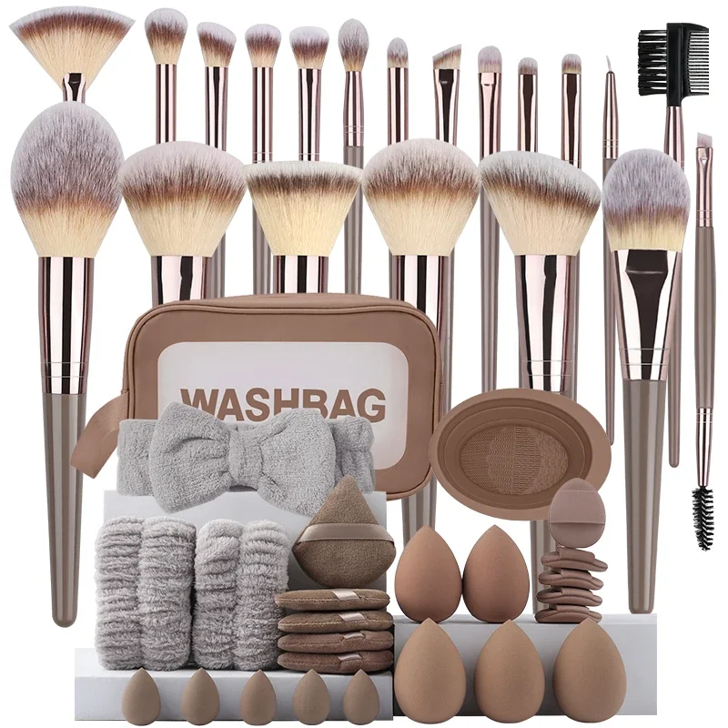 Professional Makeup Brushes Set Soft Fluffy Kabuki