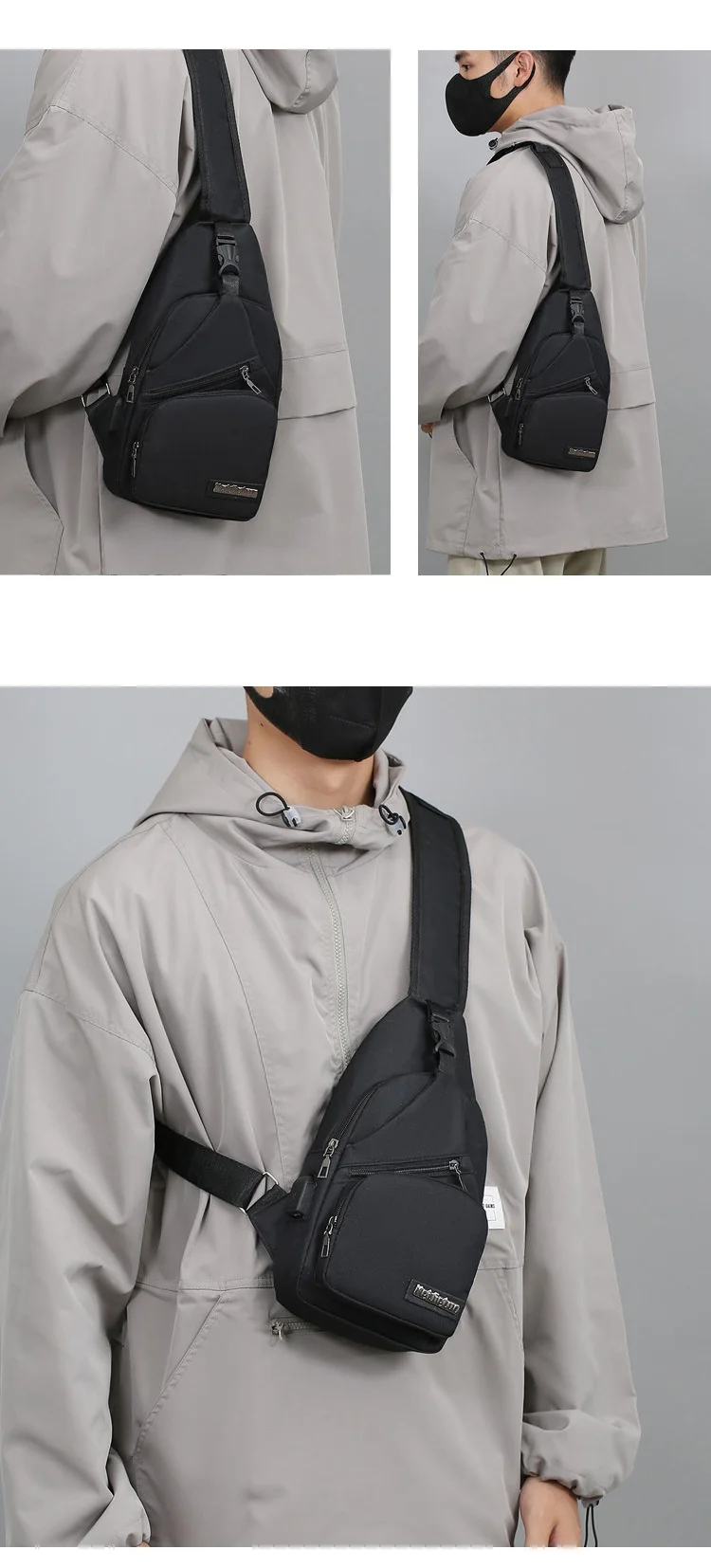 Men's Chest Bag Image 19