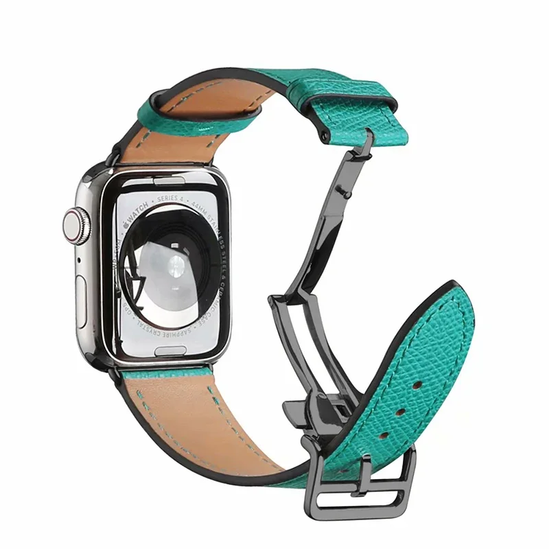 Premium Genuine Leather Watch Strap - Elegant Wristband