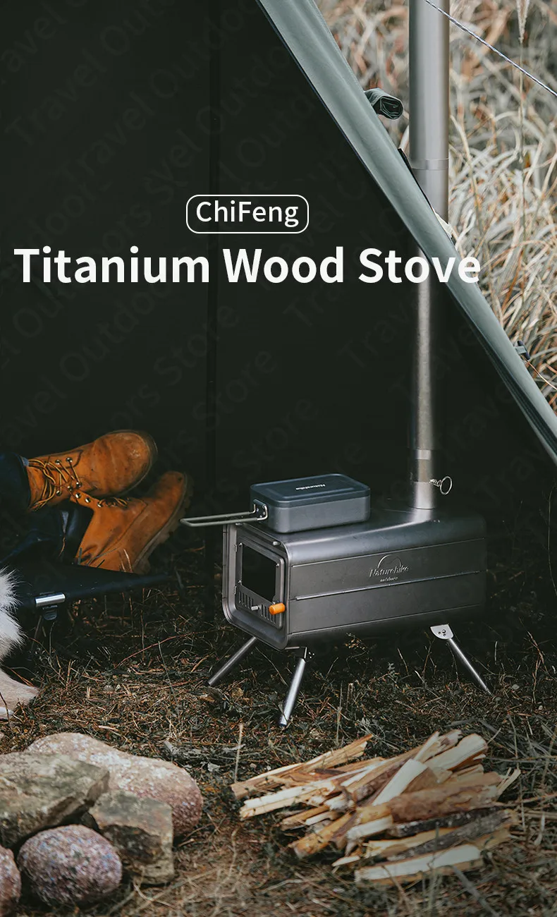 Ultimate Titanium Camping Wood Stove Ultralight Fast Cooking