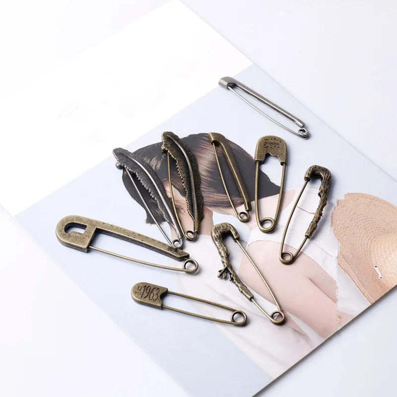 빈티지 브론즈 브로치, 여성 스웨터, 스카프, 버클, 가디건, 남성용 수트, 큰 핀, 뉴 패션, 대형 브로치, 나뭇 가지, 깃털 장식