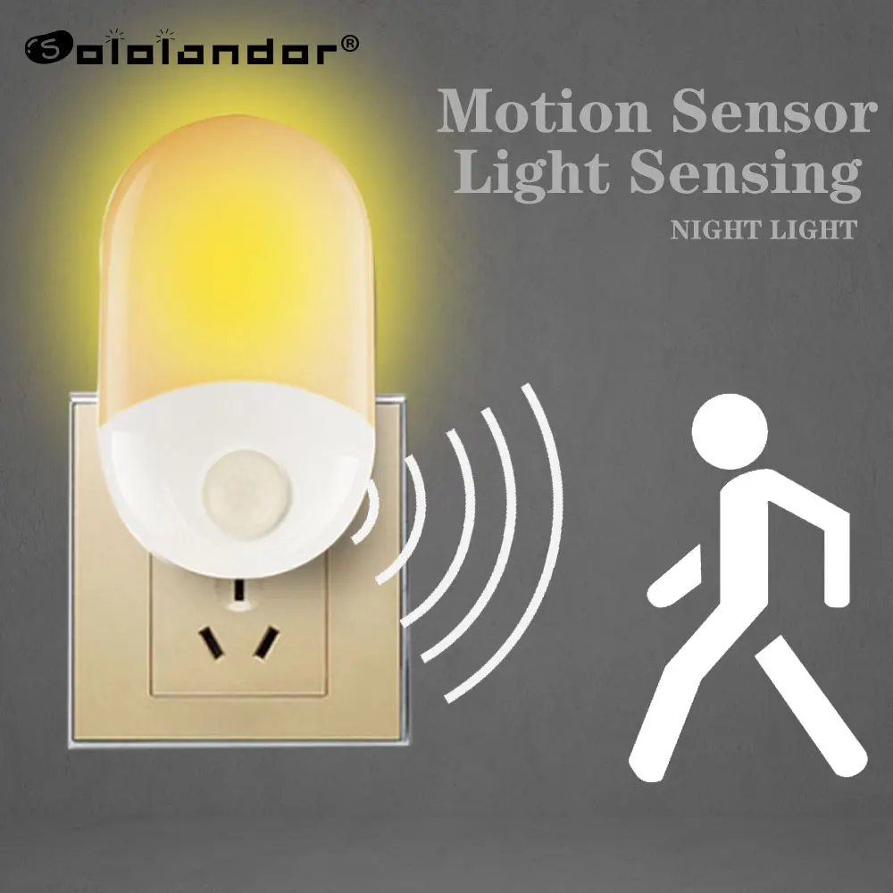 

Dropshipping Wireless Infrared Motion Sensor Baby LED Night Light Porch Wall Lamp for Bedroom Cabinet Stairwells Kitchen Closet