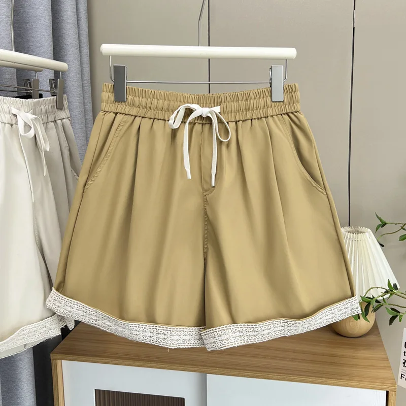 パンツ 2025ss MULTIFUNCTIONAL SHORT PANTS Cargo Shorts Women's Summer Thin 2025 Waisted Wide Leg Mid