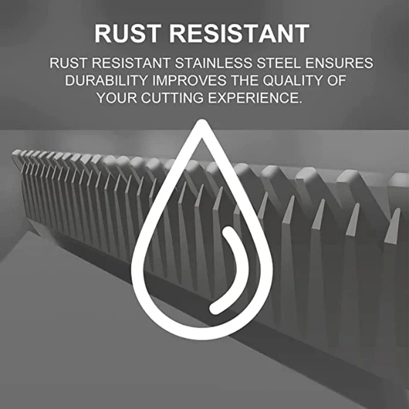 Hoja de Metal de repuesto compatible con la mayoría de Andis ,Oster A5 de alimentación rápida, cortapelos para mascotas y s de la serie Wahl KM y cuchillas desmontables - Imagen 4