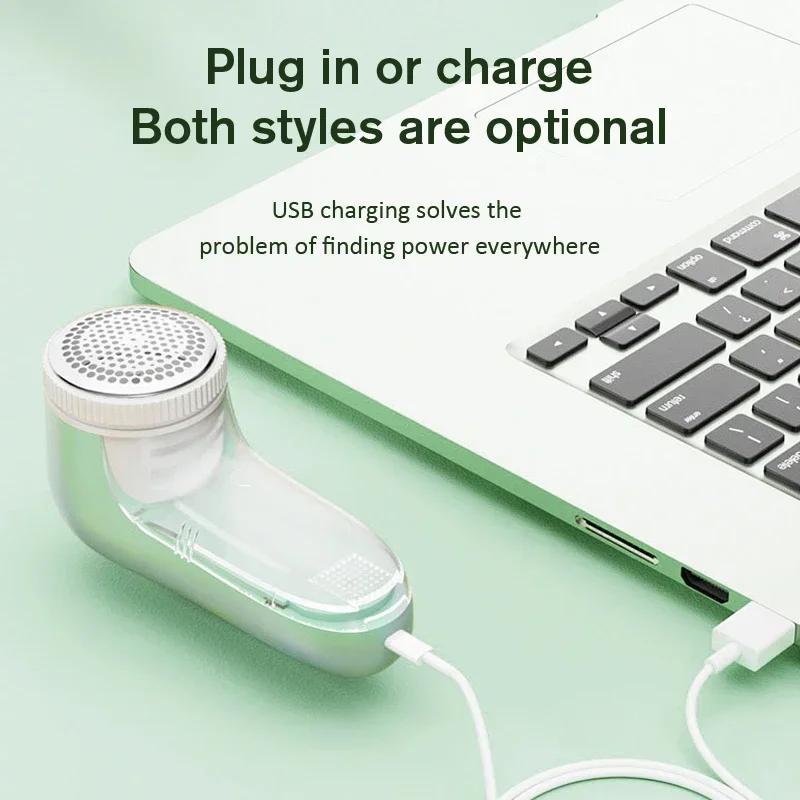 Clothes Bobble Fluff Shaver USB Operated Electric Fur Defuzzer 850mAh Portable Lint Remover Household Cleaning Tool 3