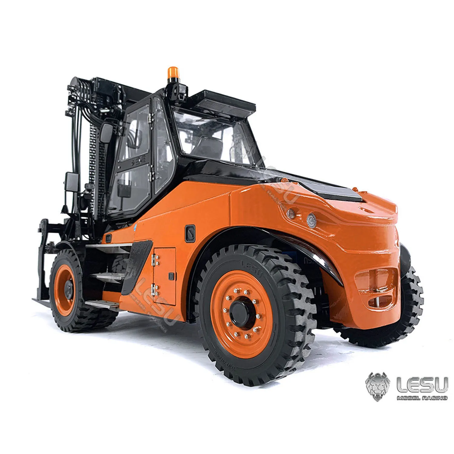 LESU 1/14 Hydraulic Heavy Forklift Aoue-LD160S Assemble Painted RTR Model Toy Electric Truck Radio Control for Boy Gift THZH1465 5