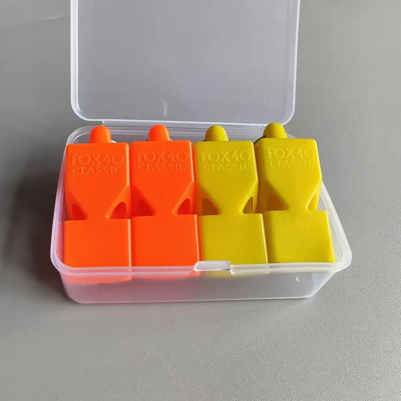 Classic Referee Whistle, Outdoor Rescue Whistle, Pe Teacher Coach Whistle, 4Pcs in Box 4
