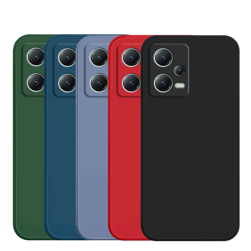 Per Xiaomi Redmi Note 12 Pro 5G Custodia Xiaomi Redmi Note 12 Pro Plus 5G Cover Cover Posteriore Originale In Silicone Liquido Antiurto