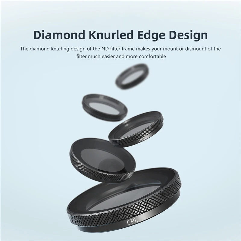 CPL ND8 ND16 ND32 Lens Filter Set for Insta360 GO 3S ND CPL Lens Action Camera Filter Kits Accessories 4