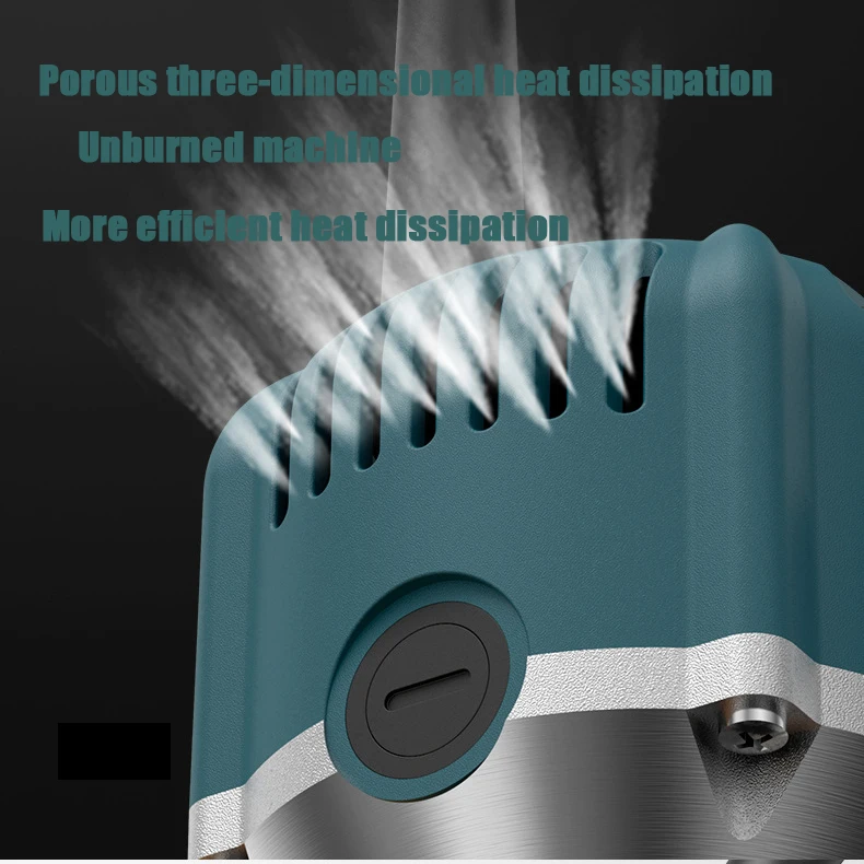 Compact Wood Router Tool 6 Speeds Adjustable Electric Hand Woodworking Trimmer Router 800W 33000r/min. 6