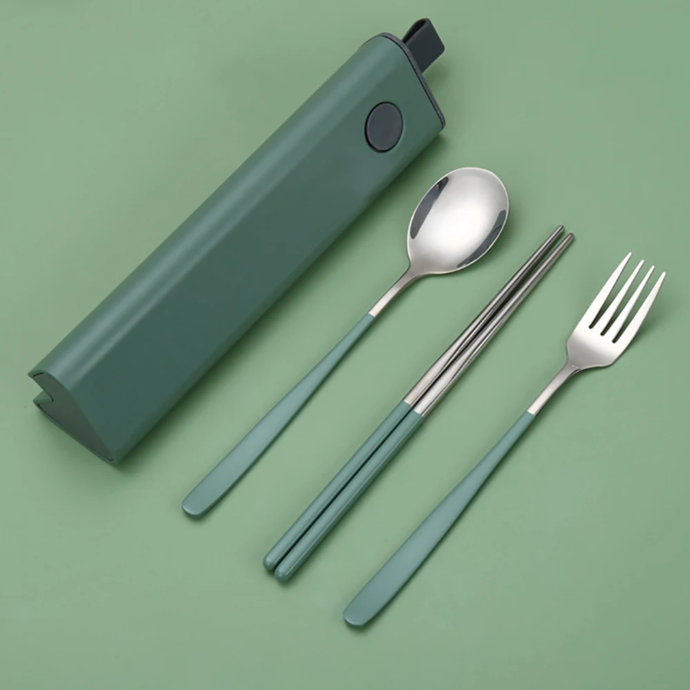 3pcs green silver