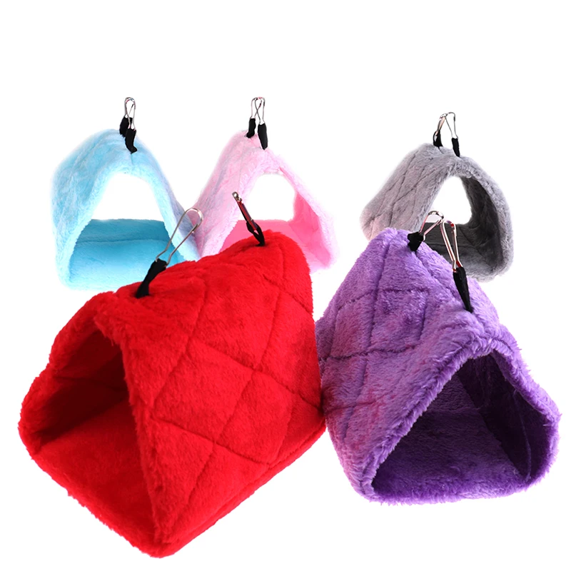 Parrot Mynah Starling Winter Nest Triangle Nest Sugar Gliders Warm mian wo Cotton Hammock Fleece Hamster Nest