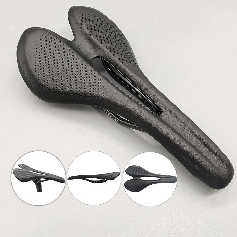 CarbonFiberRoadMtbSaddleUseCarbonMaterialPadsSuperLight