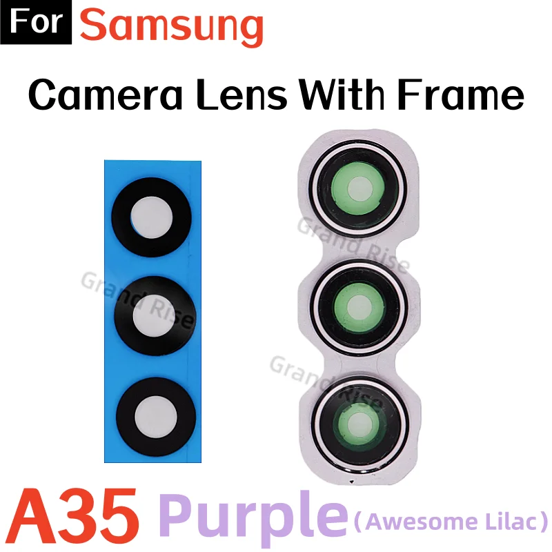 Enhanced Rear Camera Glass Lens with Adhesive Frame Replacement