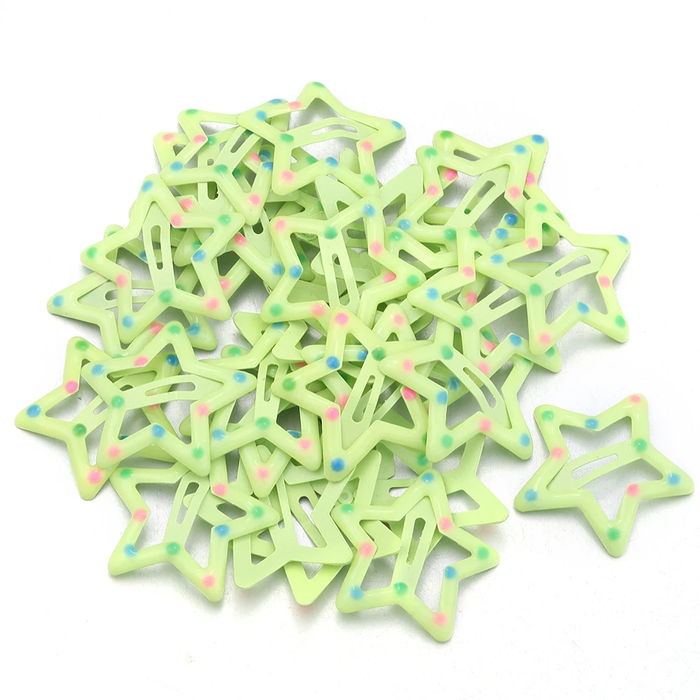 30 teile/los Bunte Sterne Y2K BB Haar Clips Frauen Mädchen Nette Metall Snap Haarnadel Seite Barrettes Für DIY Charme headwear Zubehör – Detail 19