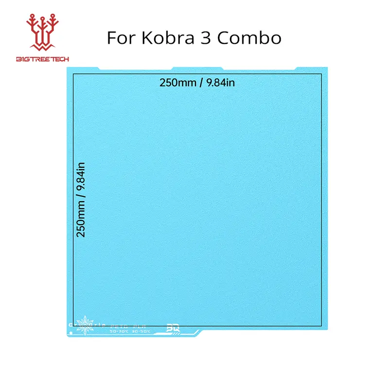 BIQU Panda Build Plate CryoGrip Pro Coating No Clog Spring Steel Double-sided for BambuLab Voron Kobra Adventurer 5M 3D Printer - Image 19