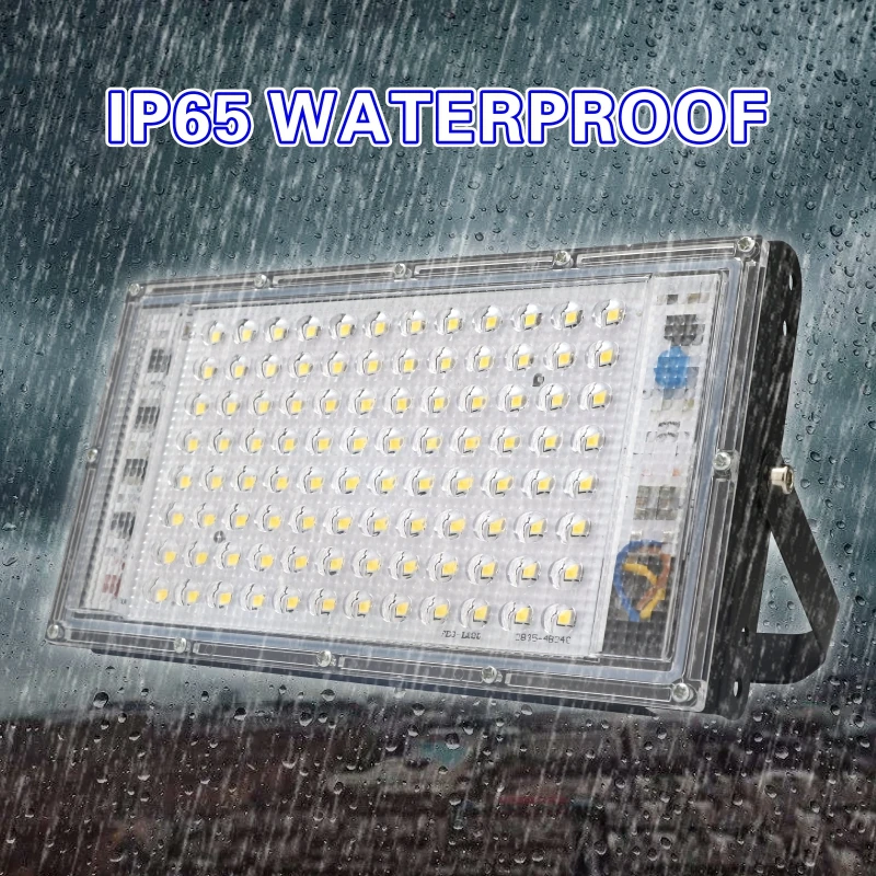4 pcs/lot 100W Led 홍수 빛 AC 220V 230V 240V 야외 투광 IP65 방수 거리 램프 풍경 조명