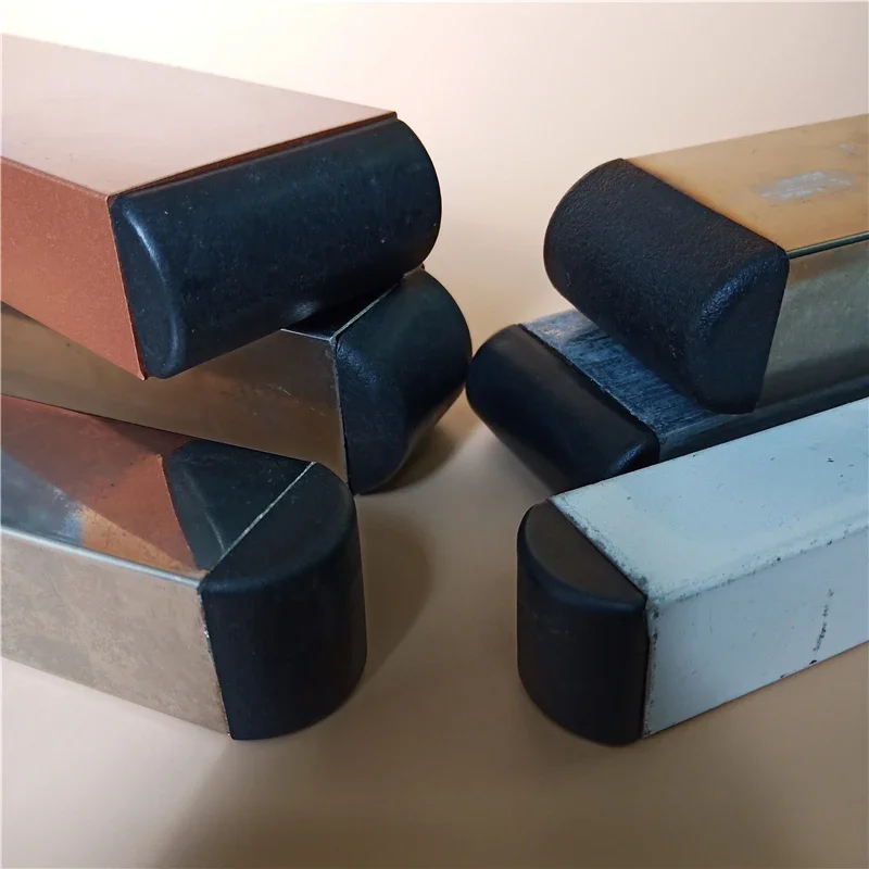 Square Arched Plastic Blanking End Cap Pipe Inner Plug For Ladder Furniture Chair Table Leg Protector Anti-slip 2/4/8/10Pcs pipe end cap