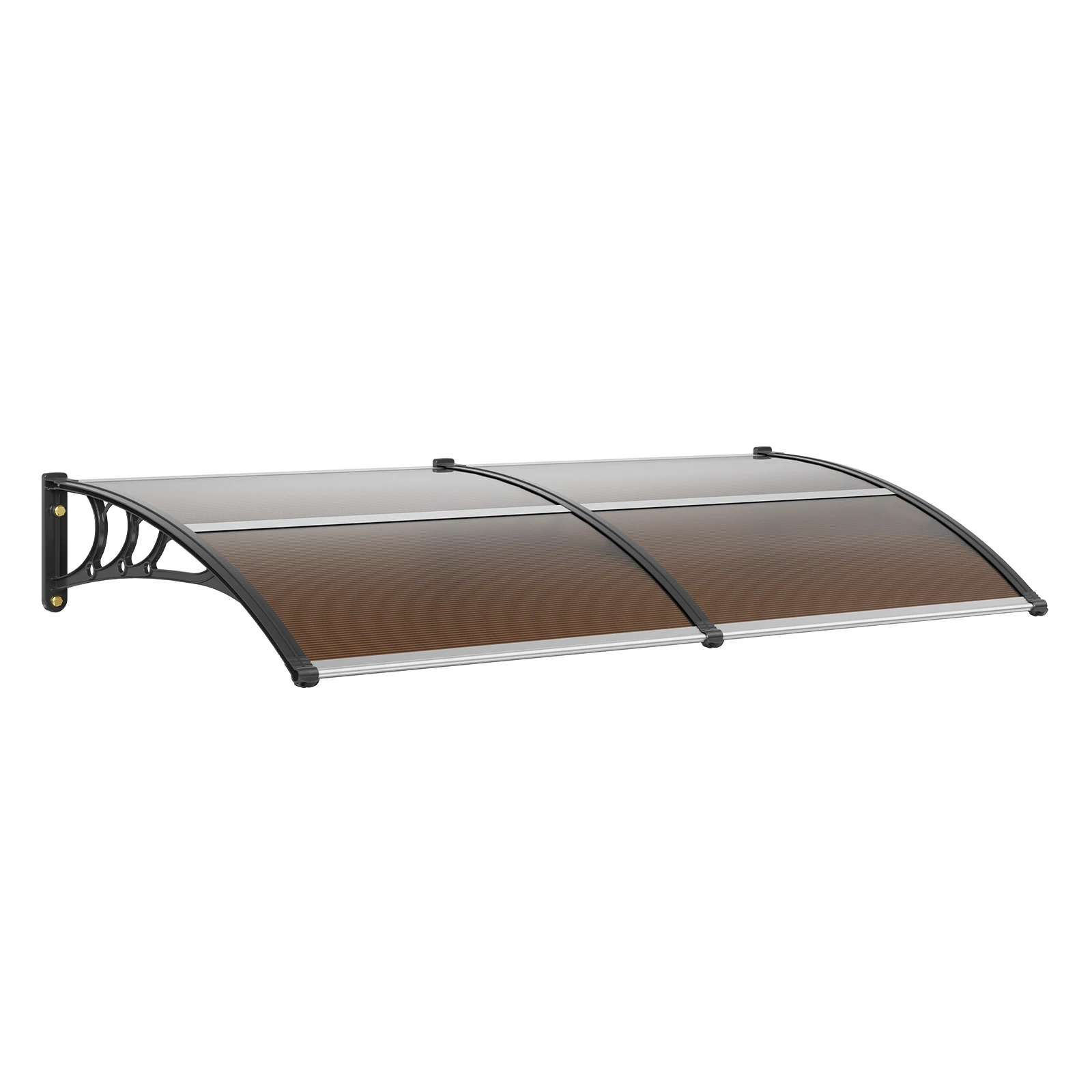 Window Door Awning Canopy 3 Sizes UPF 50+ Polycarbonate Entry Window Awning Front Door Overhang for Sun Shutter outdoor awnings