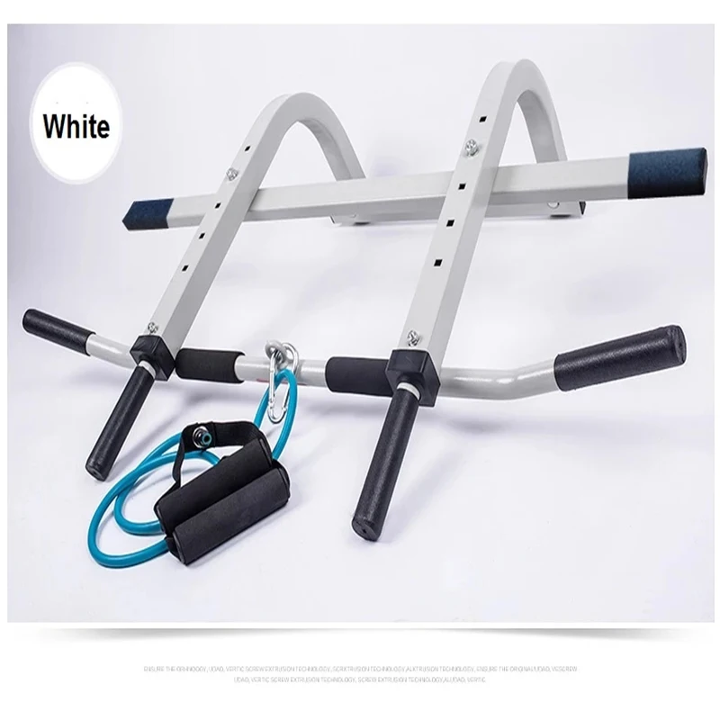

Functional Door Pull Up Bar Indoor Chin-up Bar Home Gym Workout With Free Resistance Band Pull 250kg 38*1.6mm Carbon Steel Pipe