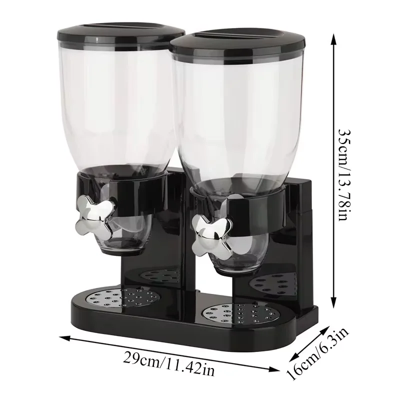 Multifunctional Food Storage Containers Cereal Dry Food Dispenser Storage Container Dual Control Household Kitchen Bottl storage box kitchen storage box food storage container food storage box food storage pots