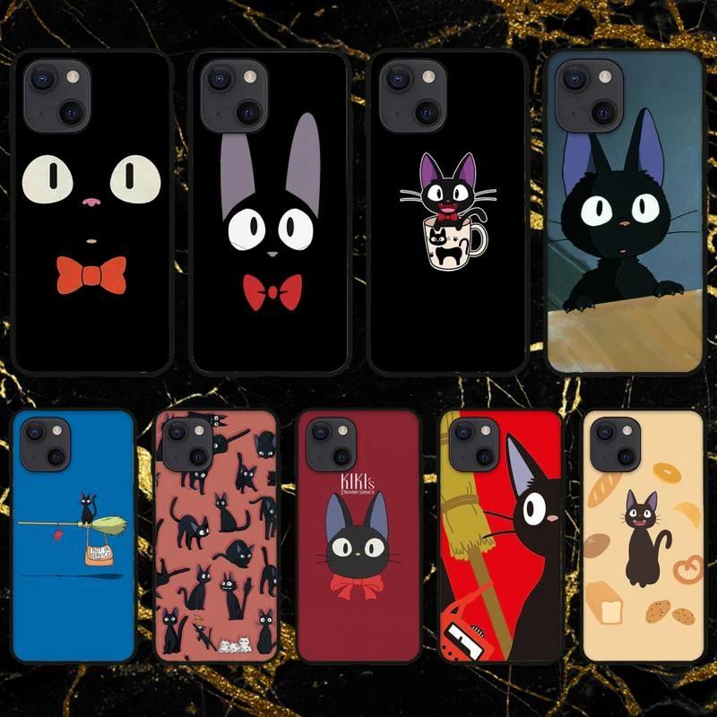 iphone 12 mini wallet case Kikis Delivery Service cat Phone Case For iPhone 11 12 Mini 13 14 Pro XS Max X 8 7 6s Plus 5 SE XR Shell iphone 12 mini wallet case