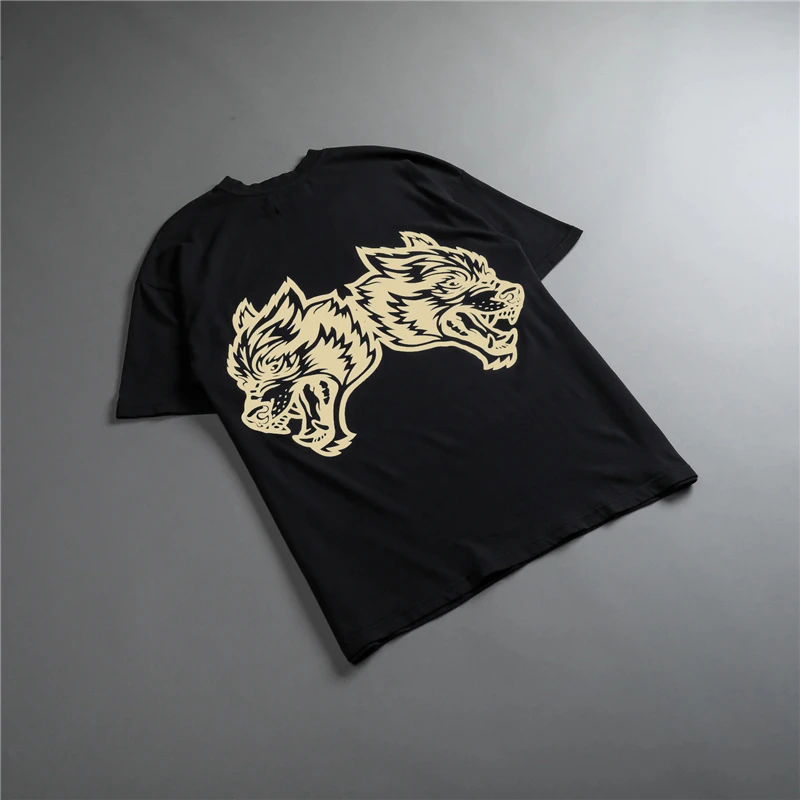 2023 New Gym T Shirt Darc Wolves Men Fashion Classic Graphics Tshirts
