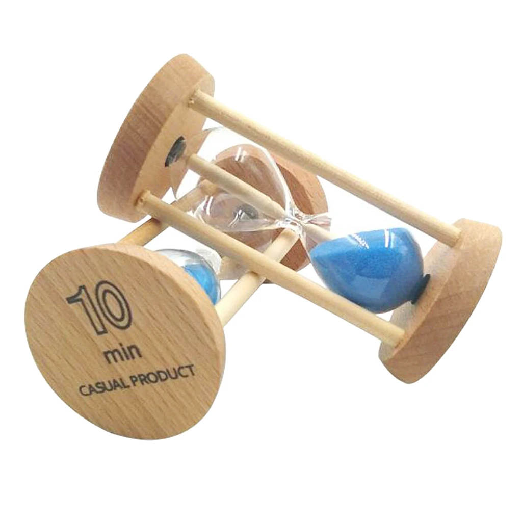 10 Minutes Sand Timer Hourglass Wooden Sandglass for Classroom Teaching Kitchen Cooking Reading Ti sand timer,liquid hourglass timer,colored hourglass