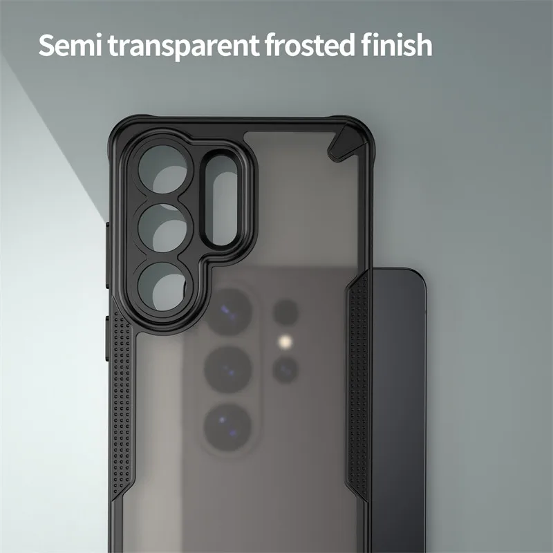 Enhanced Matte Protective Phone Case with TPU Border