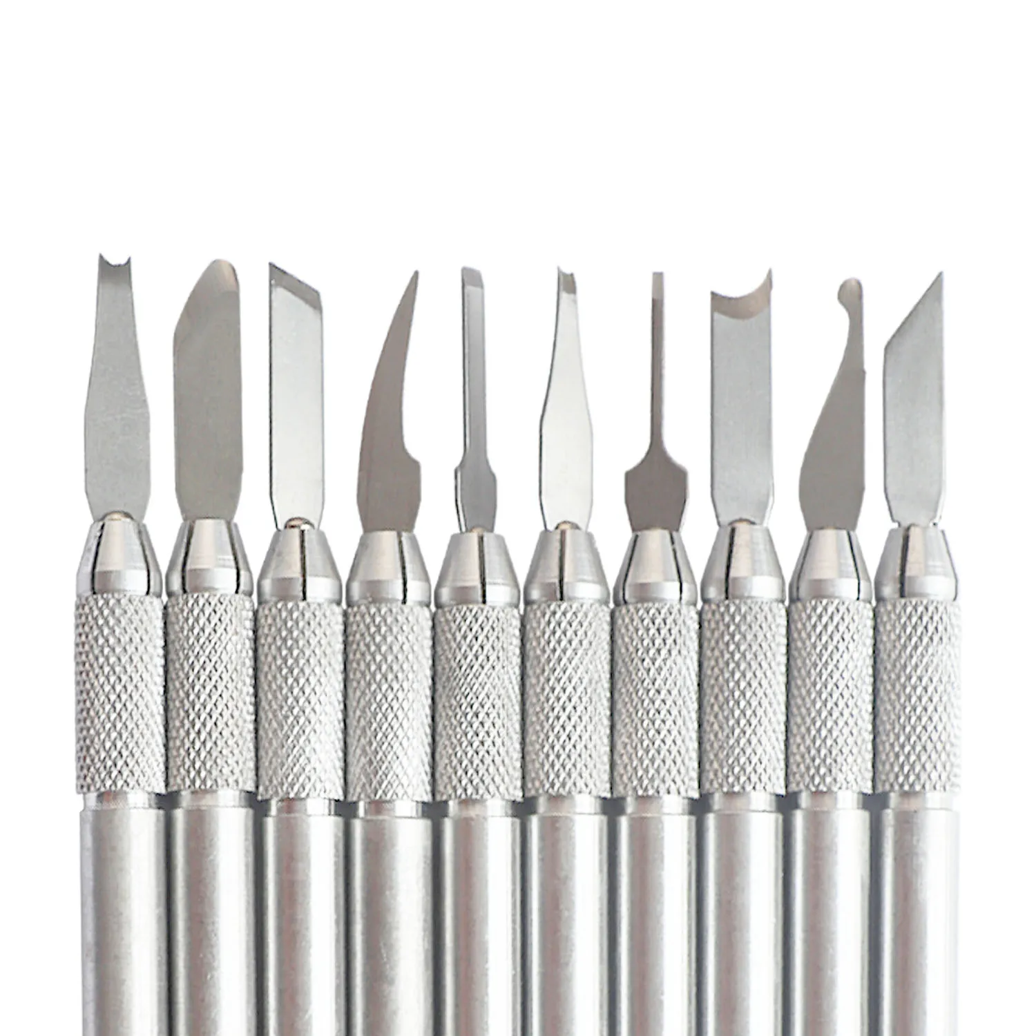 10Pcs Wax Carving Knife Kit Wax Carvers Carving Knives Pottery Clay Sculpting Tool Set Steel Modeling Hand Tool