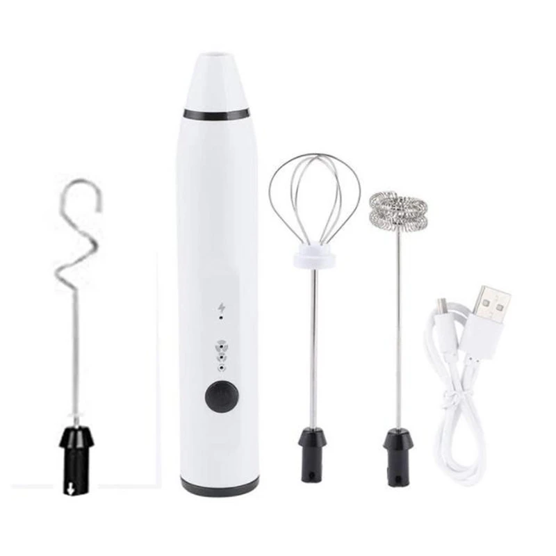 Milk Frother Handeld Electric Whisk For Baking/Coffee Jug Three-Speed Force Adjustment Bubbler | Бытовая техника