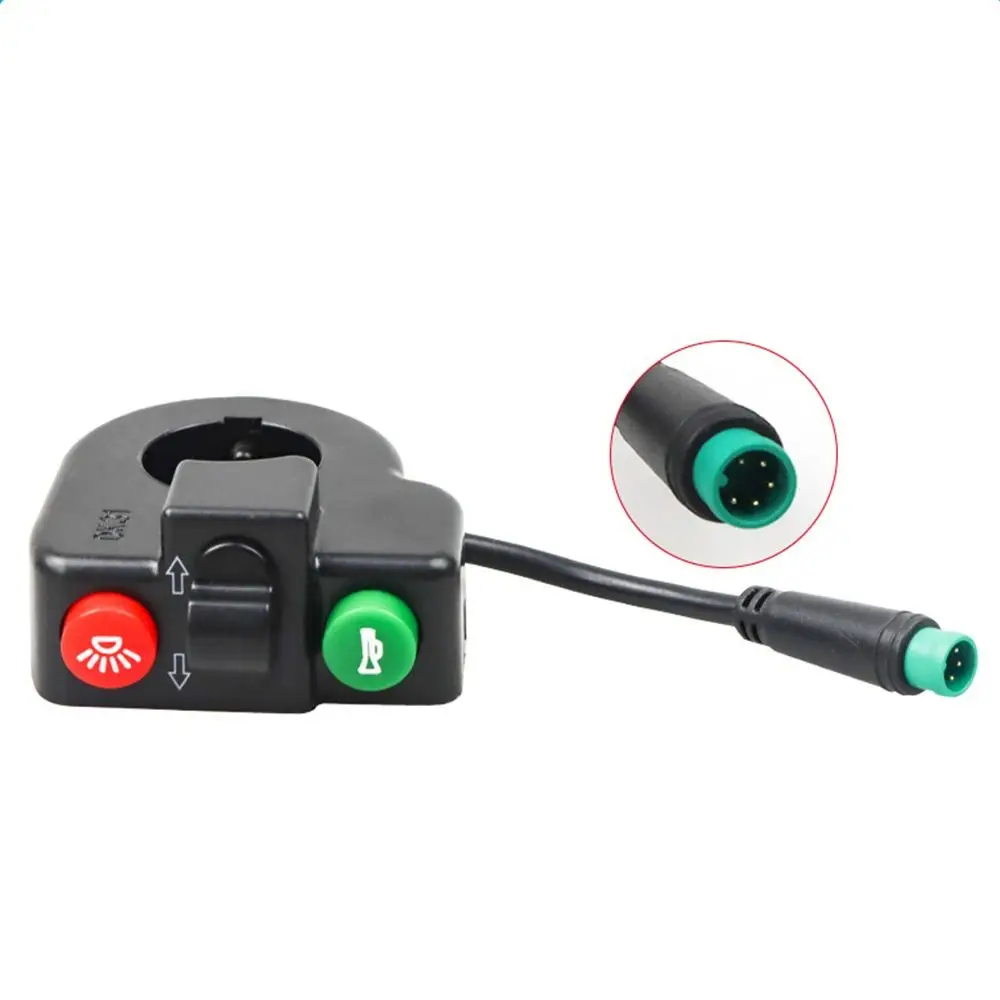 

For KUGOO M4 Connector Electric Scooter Horn Headlamp Turn Signal Switch Button Switch Power Switch