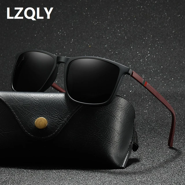 Luxury Square Vintage Polarized Sunglasses For Men Women Fashion