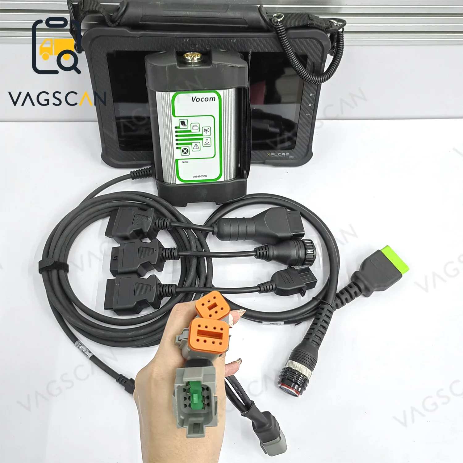 

Диагностический инструмент для XPLORE tablet EPC Vodia5 6pin 8pin Volvo vocom 1 Penta, диагностика промышленных морских дизельных двигателей