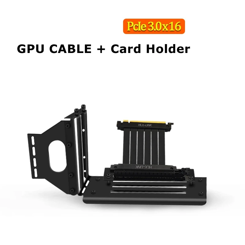 Silver Black Vertical GPU Graphics Video Card Holder Support